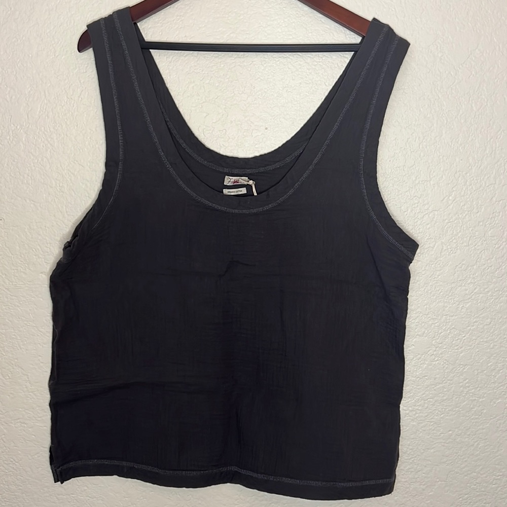 Faherty Organic Cotton Tank Black XL